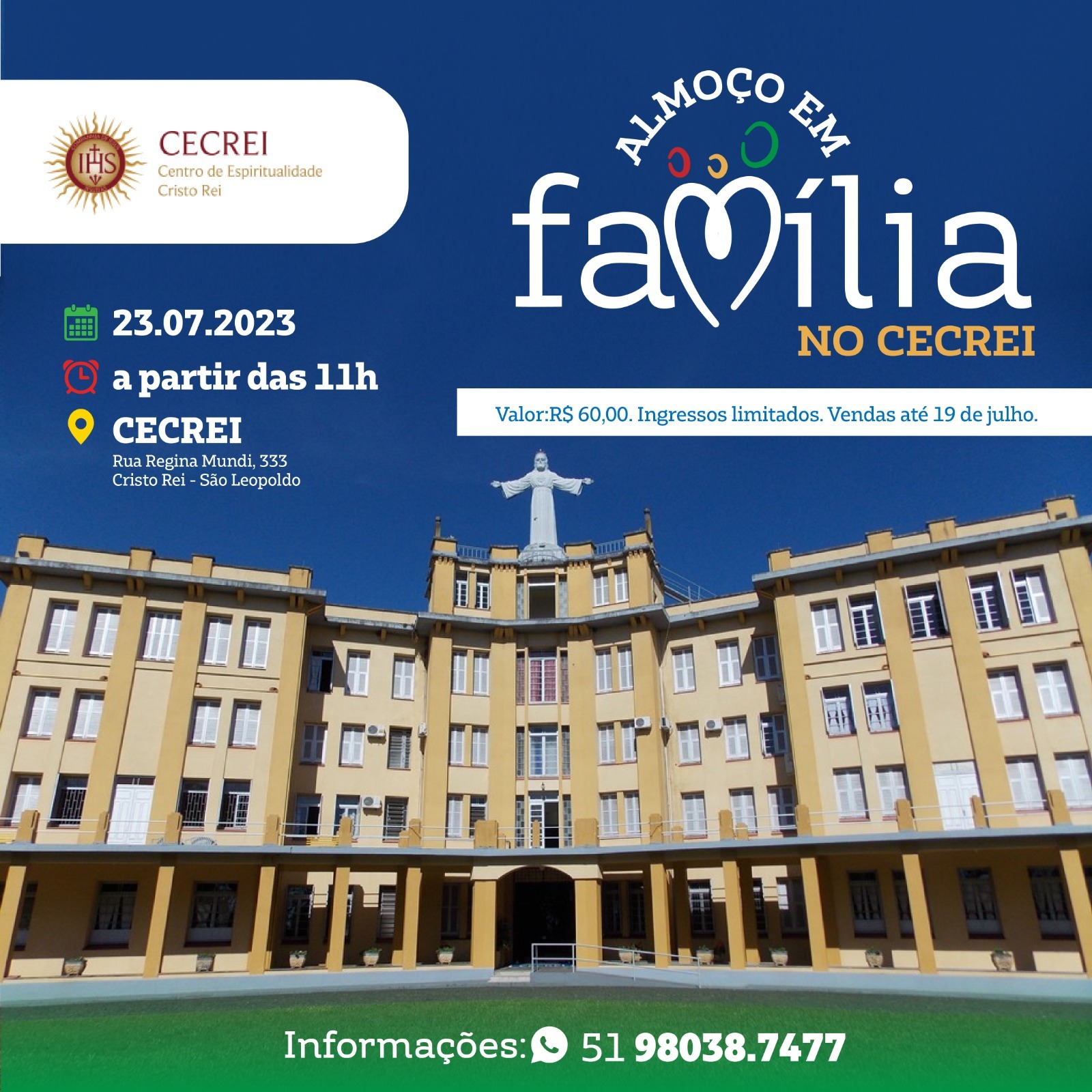 Almoço em Família no CECREI - 2ª Edição