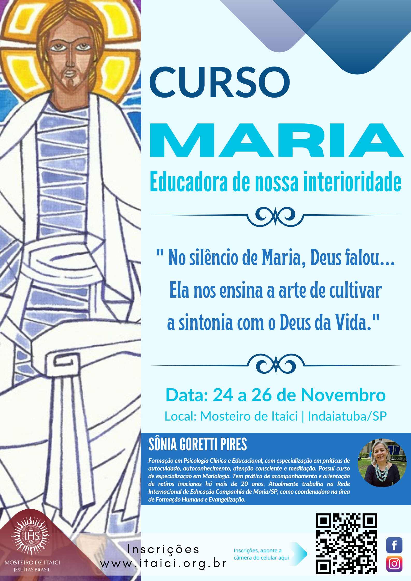 Curso - Maria, educadora de nossa interioridade