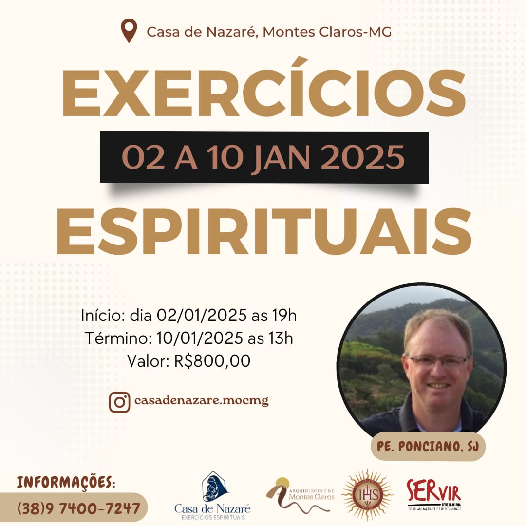 Exercícios Espirituais de 8 dias em Montes Claros (MG)
